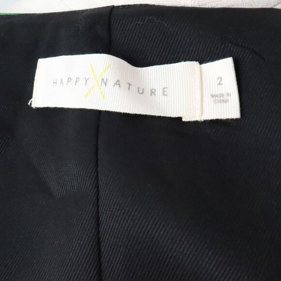 Happy x Nature Women's 2 Kate Hudson Metallic Green Wrap Dress 80's Inspired - Picture 13 of 16